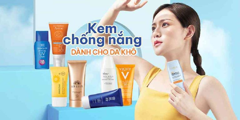 Cách chọn kem chống nắng cho da khô